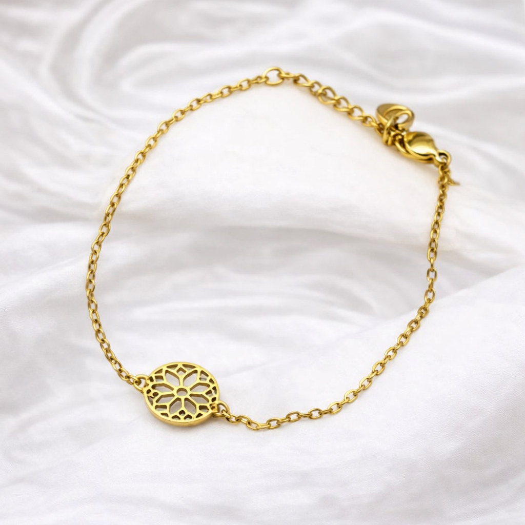 Golden Mandala Bracelet