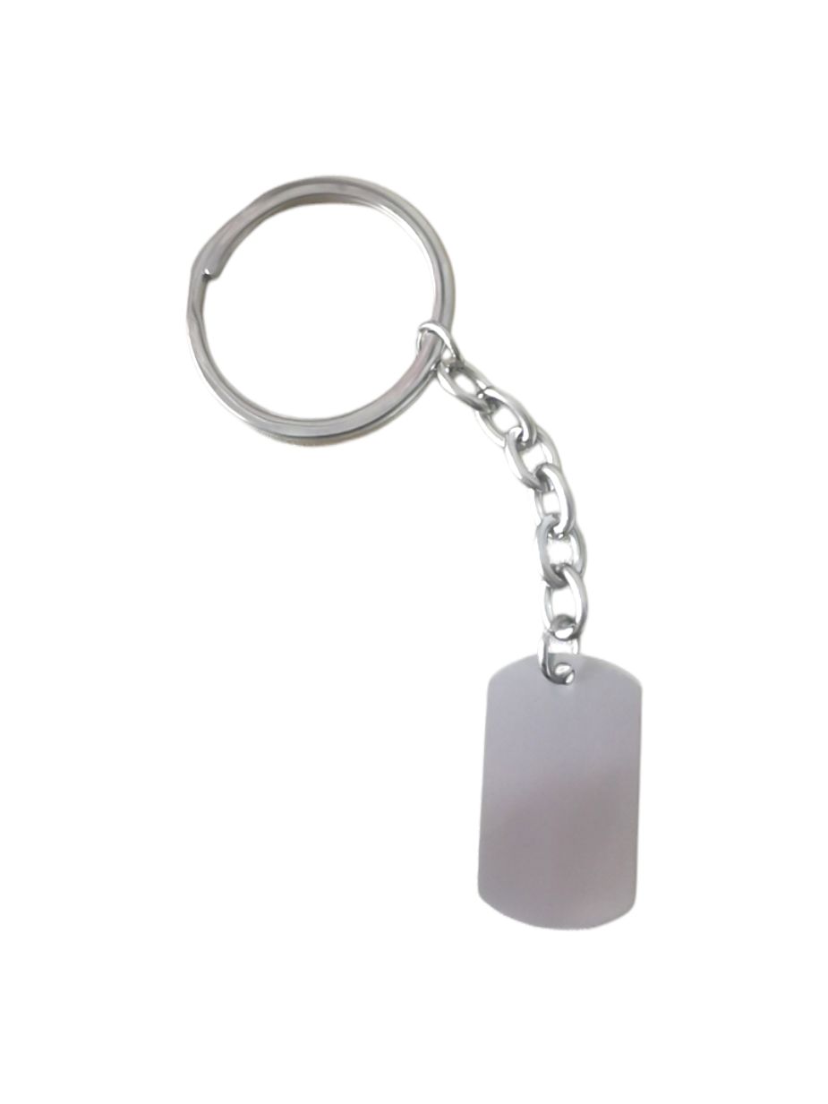 Military tag keychain mini