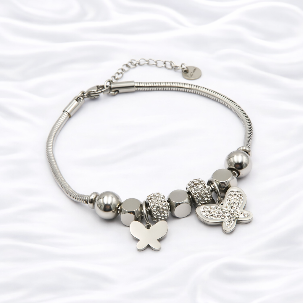 Butterfly Personal Charm Bracelet