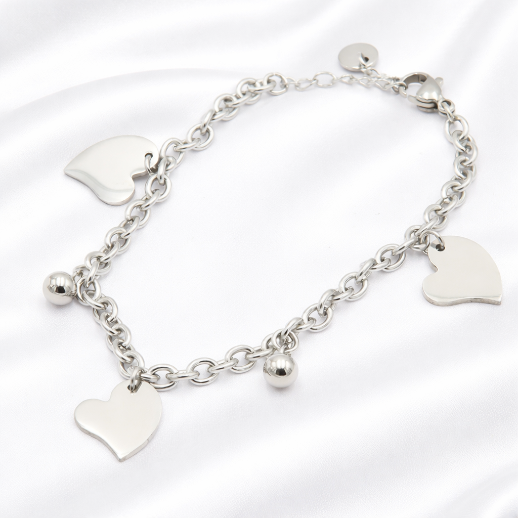 Charm Hearts Custom Bracelet