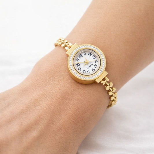 Golden Crystal Charm