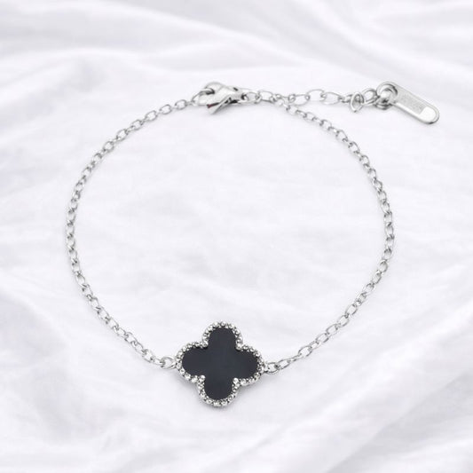 Black Clover Charm Bracelet