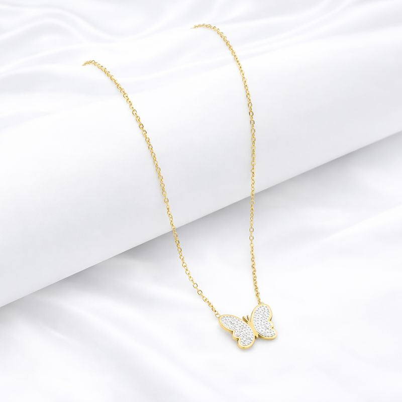 Crystal Butterfly – Ogrlica s leptirićem