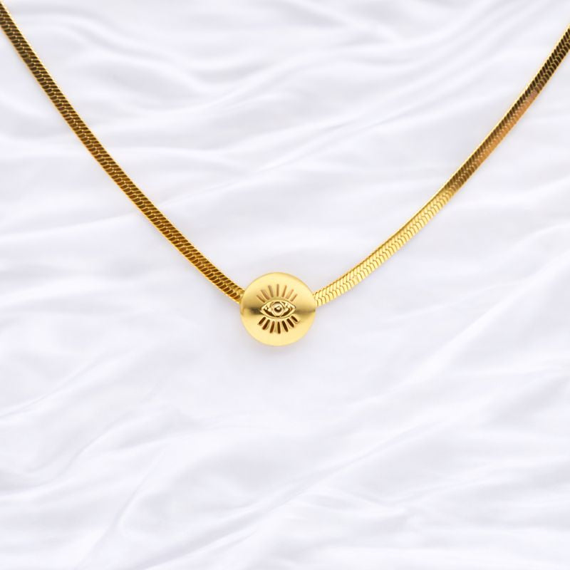 Evil Eye Gold – Ogrlica zaštitnica