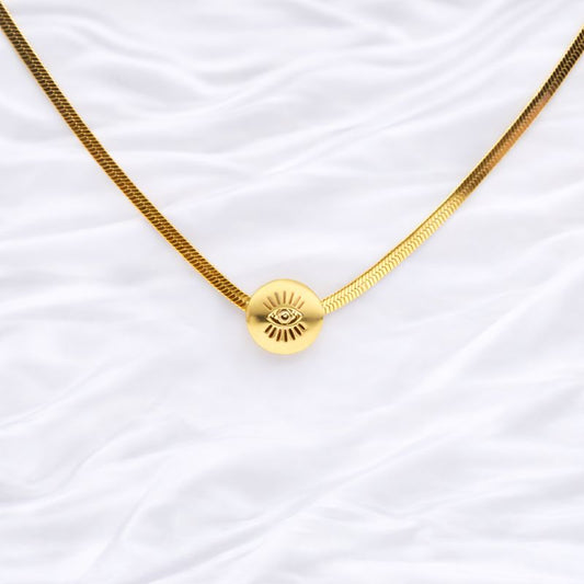 Evil Eye Gold – Ogrlica zaštitnica