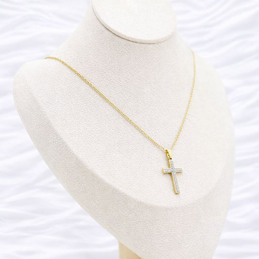 Crystal Cross – Elegantna ogrlica s križićem