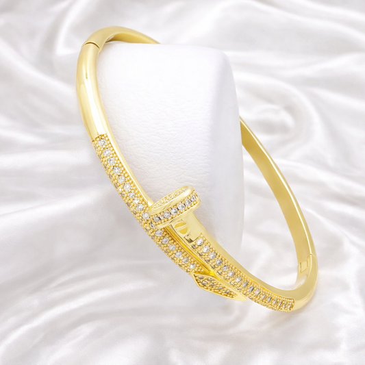 Crystal Nail Deluxe Bangle
