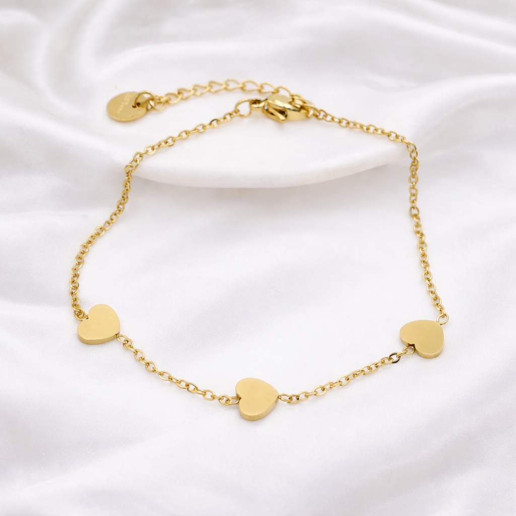 Triple Heart Bracelet