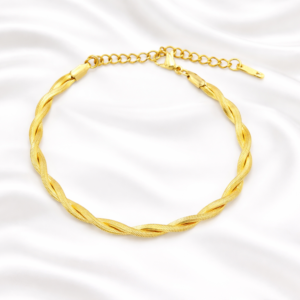 Twisted Gold Elegance