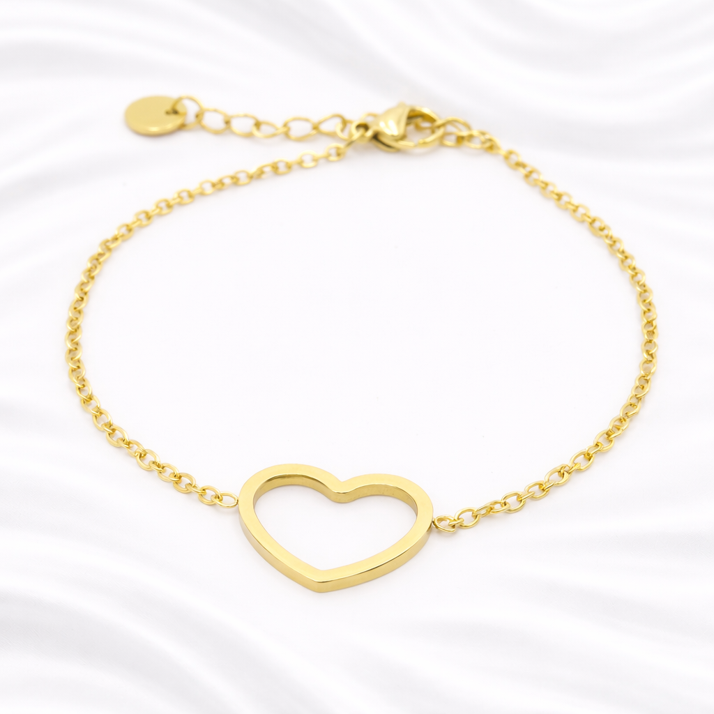 Golden Heart Outline