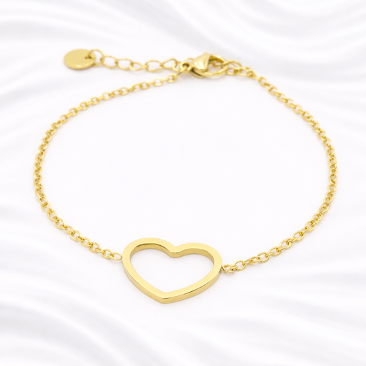 Golden Heart Outline