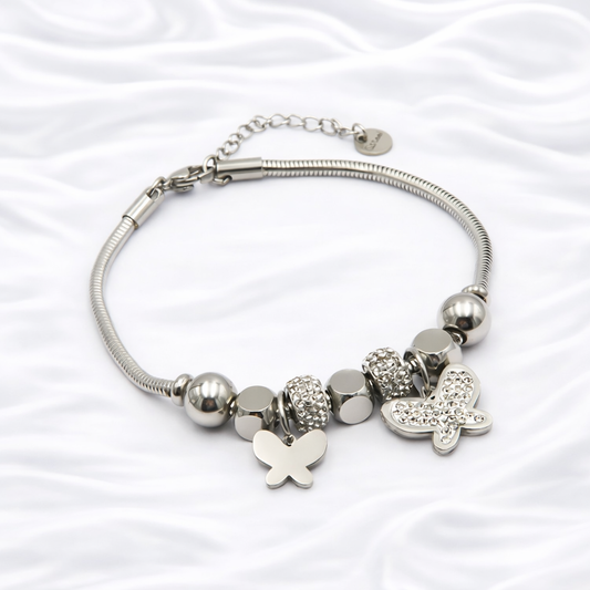 Butterfly Personal Charm Bracelet