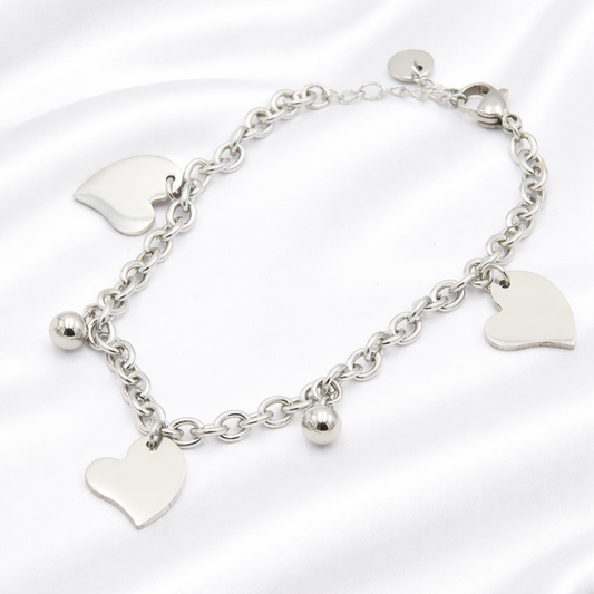 Charm Hearts Custom Bracelet