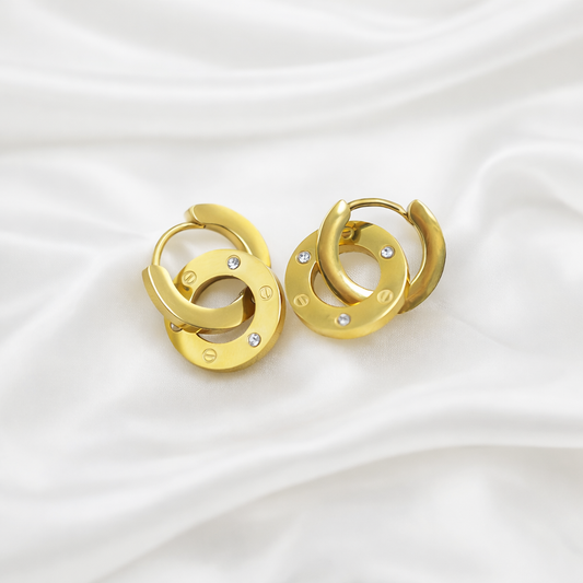 Golden Orbit Earrings