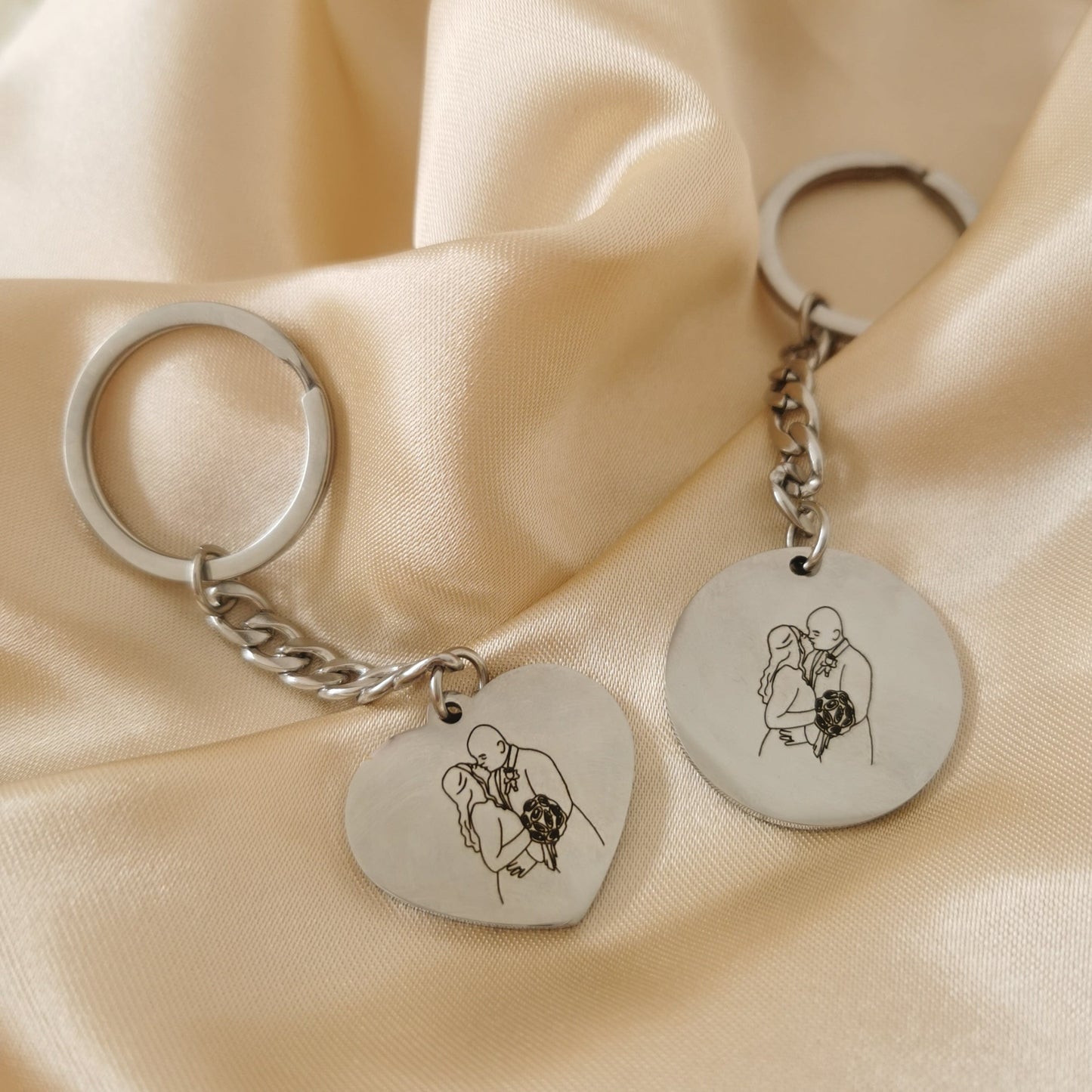 Heart keychain