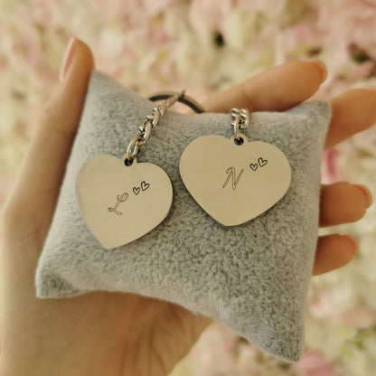 Heart keychain