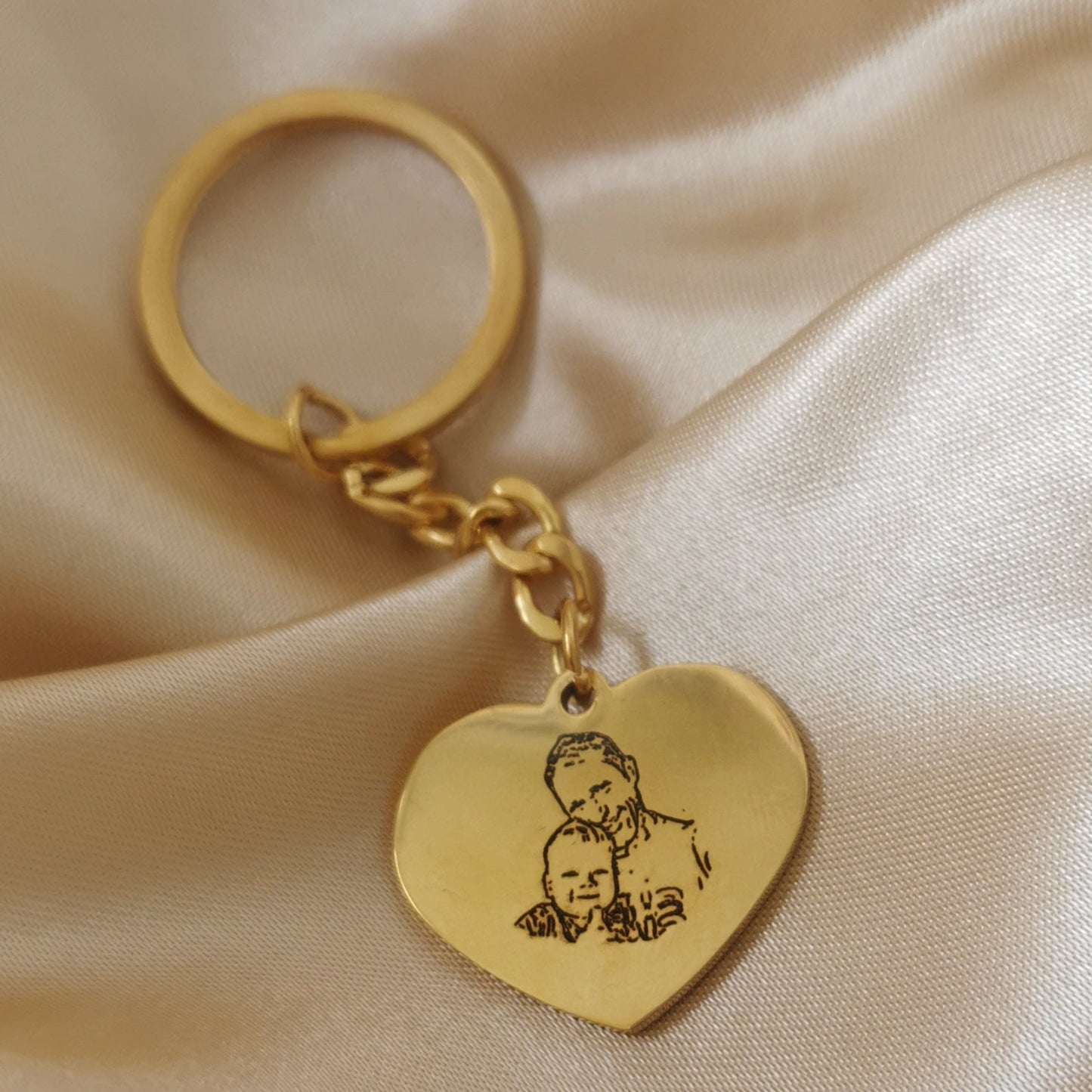 Heart keychain